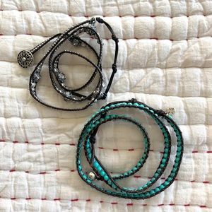 Bundle of Lucky Brand wrap bracelets